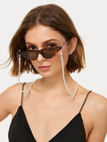 Faux Pearl Beaded Glasses Chain