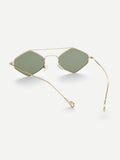 Double Bridge Diamond Sunglasses