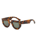 Flat Top Chunky Frame Sunglasses