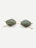 Double Bridge Diamond Sunglasses