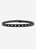 Eyelet Skinny Belt